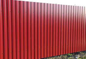 забор из профнастила на дачу в Дубне - Город Мастеров 
